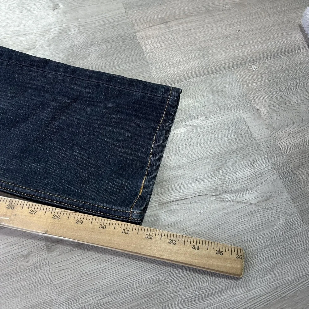 Levis 513 Jeans Mens 30x32 Blue Slim Straight Denim Dark Wash Pants Zip Fly